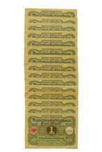 Duitsland lot met 20x 1 mark 1920 (P.58 - Ros.64, oplopend), Postzegels en Munten, Bankbiljetten | Europa | Niet-Eurobiljetten