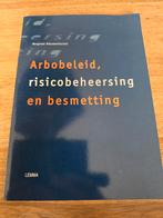 Arbobeleid, risicobeheersing en besmetting, Ophalen of Verzenden, Gelezen, Personeel en Organisatie, Margreet Nieuwenhuisen