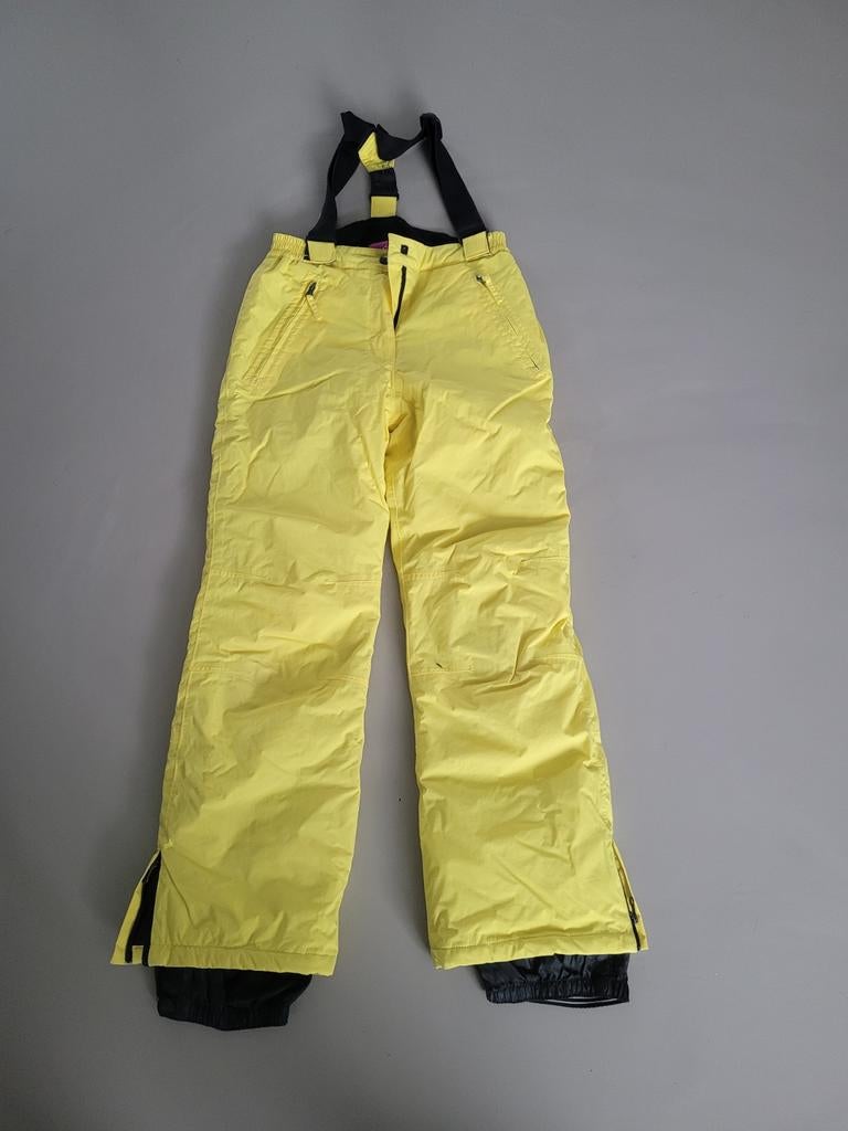 Gele skibroek - merk Bloem maat 152, Ophalen of Verzenden, Zo goed als nieuw, Jongen of Meisje, Broek