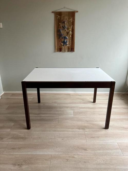 PASTOE | Uitschuifbare Vintage Eettafel, Huis en Inrichting, Tafels | Eettafels, Gebruikt, 50 tot 100 cm, 100 tot 150 cm, Vijf personen of meer