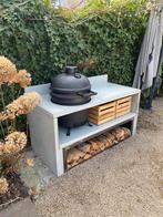 Schitterende buitenkeuken van beton voor Big Green Egg L, Tuin en Terras, Buitenkeukens, Nieuw, Ophalen of Verzenden, Gas