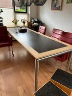 Handgemaakte Set: eettatel, salontafel, 2 krukjes, Huis en Inrichting, Tafels | Eettafels, Ophalen, Gebruikt, Vijf personen of meer