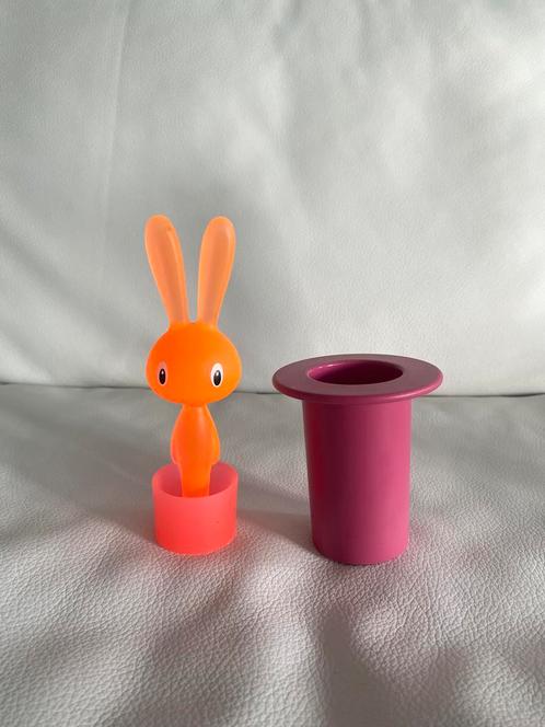 Cocktailprikkers houder Alessi Magic Bunny ZGAN, Huis en Inrichting, Keuken | Tupperware, Zo goed als nieuw, Oranje, Ophalen of Verzenden