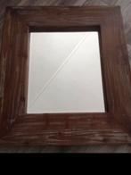 Teak houten spiegel, Huis en Inrichting, Woonaccessoires | Spiegels, Ophalen, Nieuw, Rechthoekig, Minder dan 100 cm