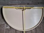Halve cirkeldraaibeslag hoekkast, Gebruikt, Beige, Minder dan 100 cm, 25 tot 50 cm