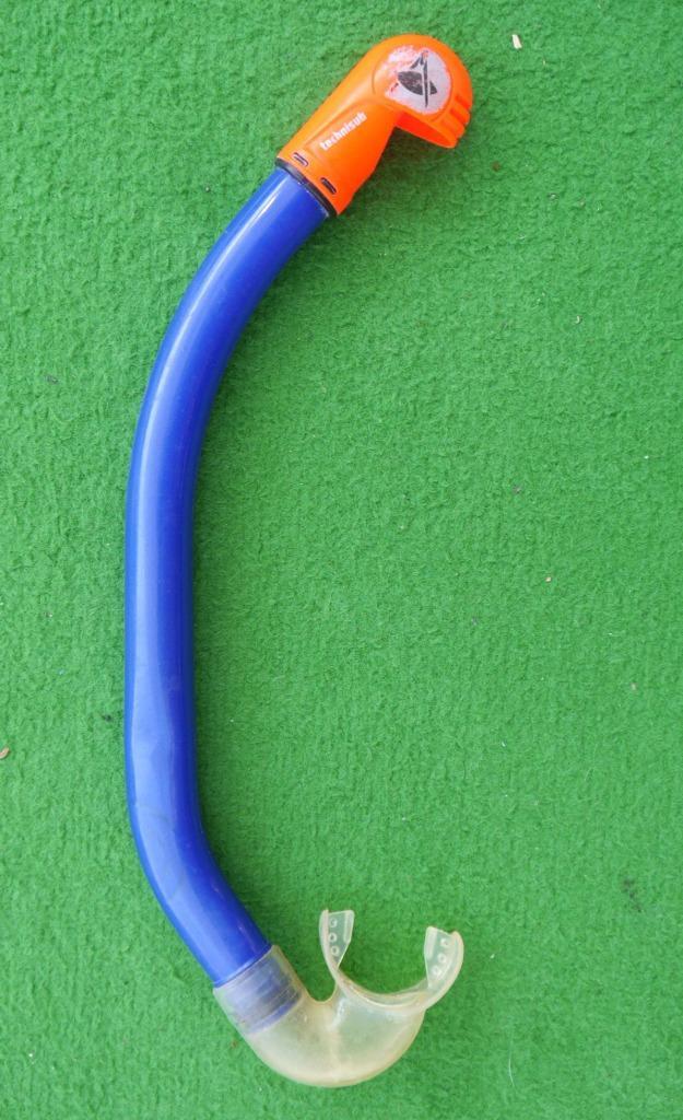 Snorkel Aqua Lung Technisub - Blauw, Watersport en Boten, Snorkelen, Gebruikt, Snorkel, Ophalen of Verzenden