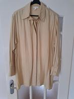 H&M blouse beige, lang model - M, Maat 38/40 (M), H&M, Beige, Ophalen of Verzenden