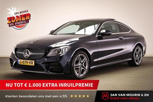 Mercedes-Benz C-klasse Coupé 180 Premium Plus Pack | PANORA, Auto's, Mercedes-Benz, Bedrijf, Te koop, C-Klasse, 360° camera, ABS