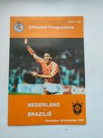 Nederland - Brazilië Officieel programma 20 december 1989, Verzenden, Zo goed als nieuw, Overige binnenlandse clubs, Overige typen