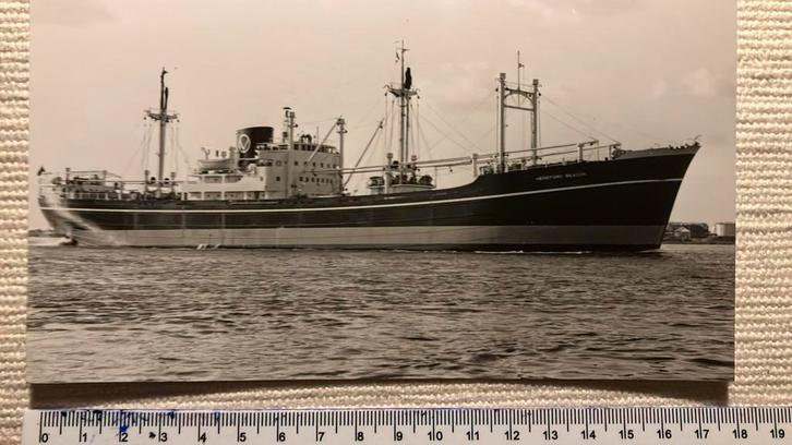 Van Ommeren '55 Hereford Beacon Scherpendrecht, Verzamelen, Scheepvaart, Zo goed als nieuw, Kaart, Foto of Prent, Ophalen of Verzenden