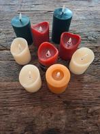 9x stomp kaars led Hema Blokker Bol geel groen rood wit, Overige materialen, Rood, Ophalen of Verzenden, Zo goed als nieuw