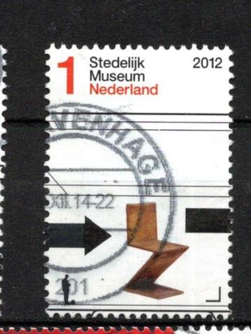 gestempelde zegel. jaar 2012:  stedelijk museum beschikbaar voor biedingen