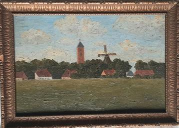 Olieverf schilderij P.J.Werkman beschikbaar voor biedingen