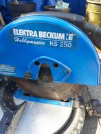 Elektra beckum KS 250 afkortzaag met geleiders, 70 mm of meer, Ophalen of Verzenden, Zo goed als nieuw, Afkortzaag