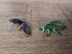 Schleich vleermuis, leguaan, Ophalen of Verzenden, Zo goed als nieuw, Paard, Beeldje of Figuurtje