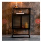 Dutchbone vitrine kast, Ophalen, 50 tot 100 cm, Zo goed als nieuw, Metaal