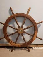Stuurwiel hout oud, Ophalen of Verzenden