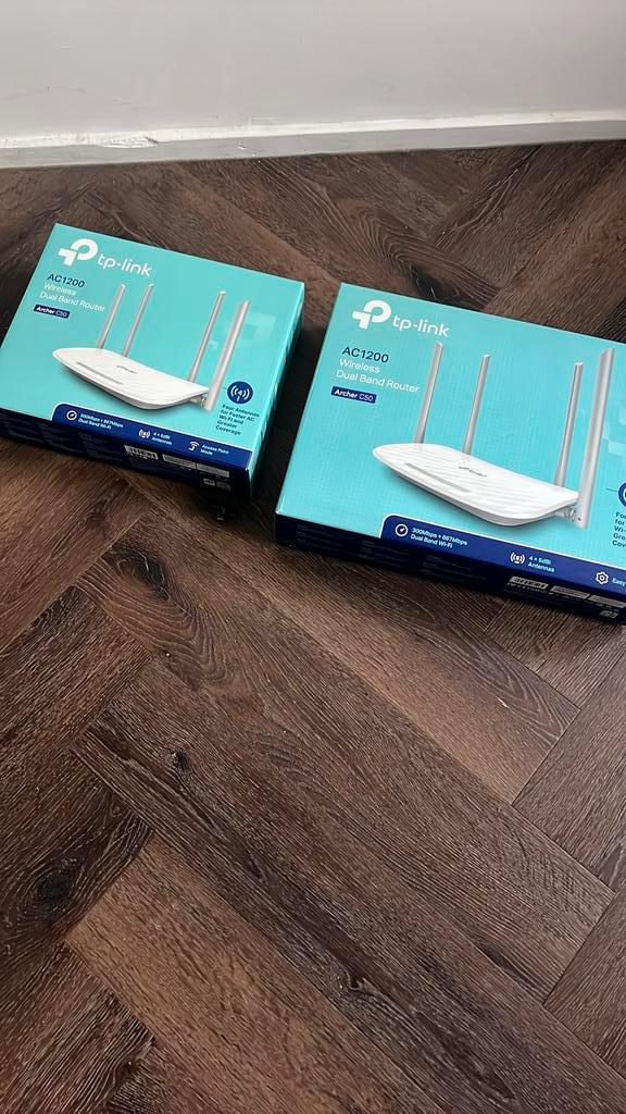 TP-Link Archer C50 (2 keer) V3.0 & V4.2, Computers en Software, Netwerk switches, Gebruikt, Ophalen