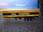 Tekno Trailer Van Wieren, Hobby en Vrije tijd, Modelauto's | 1:50, Ophalen of Verzenden, Zo goed als nieuw, Bus of Vrachtwagen