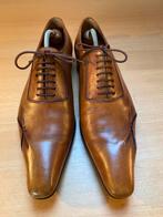 Exclusieve franse schoen Henrique Enko Paris cognac 9,5 43, Kleding | Heren, Schoenen, Bruin, Verzenden, Henrique Enko, Zo goed als nieuw