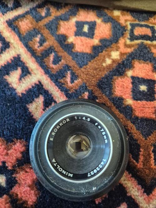Minolta E.Rokkor 75mm 1:4.5 Lens - Goede Staat, Audio, Tv en Foto, Fotografie | Lenzen en Objectieven, Gebruikt, Telelens, Ophalen of Verzenden