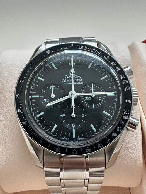 Omega Speedmaster Moonwatch, Sieraden, Tassen en Uiterlijk, Horloges | Heren, Zo goed als nieuw, Omega, Staal, Ophalen