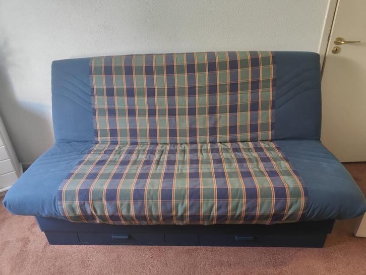 Slaapbank met extra bergruimte, Huis en Inrichting, Slaapkamer | Slaapbanken, Gebruikt, Overige maten, 190 cm of minder, Twijfelaar