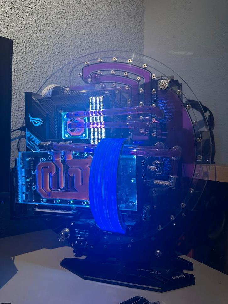 Custom watergekoede game pc rtx 3090 i9, Computers en Software, Desktop Pc's, Zo goed als nieuw, 4 Ghz of meer, SSD, 32 GB, Met videokaart