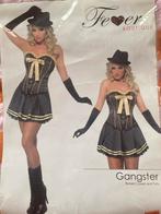 Carnavalsset Dames Maat S - gangster, maffia, burlesque, Kleding | Dames, Carnaval, Ophalen of Verzenden, Zo goed als nieuw, Kleding