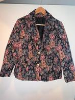 Geweven blazer, maat L, bloemen, Jasje, Maat 42/44 (L), Ophalen of Verzenden, Zo goed als nieuw