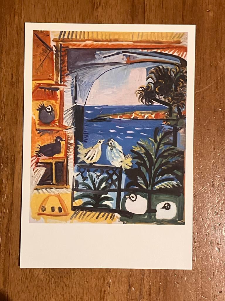 Picasso Pigeons - 1957, Verzamelen, Ansichtkaarten | Dieren, Ongelopen, 1980 tot heden, Vogel, Ophalen of Verzenden