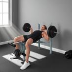 Krachtstation / halterbank fitnessapparaat bankdrukken, Sport en Fitness, Ophalen of Verzenden, Nieuw, Buik, Krachtstation