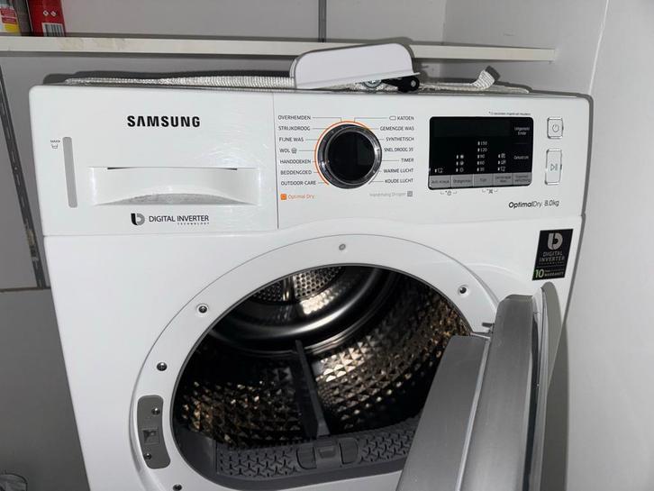 200€ per stuk. Samsung Wasmachine & Droger - Werkend!, Witgoed en Apparatuur, Wasdrogers, Gebruikt, Condens, Voorlader, 8 tot 10 kg