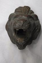 Bronzen leeuwenkop., Ophalen of Verzenden, Brons