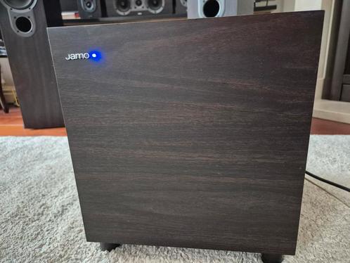 Subwoofer 200 Watt JAMO SUB 210 WENGE, met kabels, Audio, Tv en Foto, Luidsprekers, Subwoofer, 120 watt of meer, Overige merken