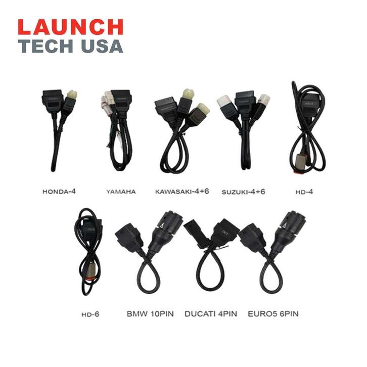 Launch Diagnose Stekkerset Motorfietsen kabels, Auto diversen, Autogereedschap, Nieuw, Ophalen of Verzenden