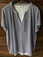 Blauw-grijze top, tuniek, damestop; Limited Tchibo oto 75 cm, Kleding | Dames, Ophalen of Verzenden, Zo goed als nieuw, Blauw