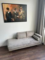 Chaise loungebank grijs/taupe kleur, Ophalen, Zo goed als nieuw, Eenpersoons, Minder dan 150 cm