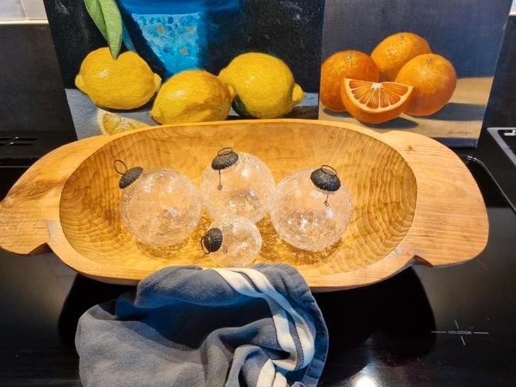 houten trog, Antiek en Kunst, Curiosa en Brocante, Ophalen of Verzenden