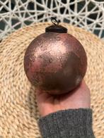 ANTIEKE OUDE BRONS KLEUR GROOT FORMAAT KERSTBAL HEKSEN BAL, Ophalen of Verzenden, Zo goed als nieuw