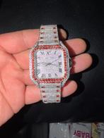 Verschillende Moissanite horloges, Ophalen of Verzenden, Zo goed als nieuw, Zwart, IOS