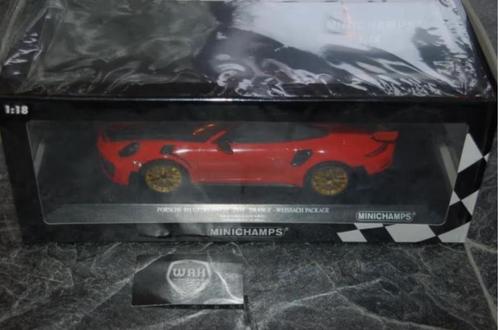 1:18 PORSCHE 911 GT2 RS 2018 orange Minichamps in box WRH, Hobby en Vrije tijd, Modelauto's | 1:18, Zo goed als nieuw, Auto, MiniChamps