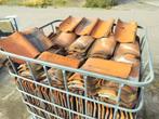 400 antieke dakpannen oud Hollandse holle dakpan Rode rood, Doe-het-zelf en Verbouw, Dakpannen en Dakbedekking, Ophalen, Gebruikt