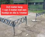 Totaal 10 meter stalen tuinhek, Tuin en Terras, Ophalen, IJzer, Tuinhek