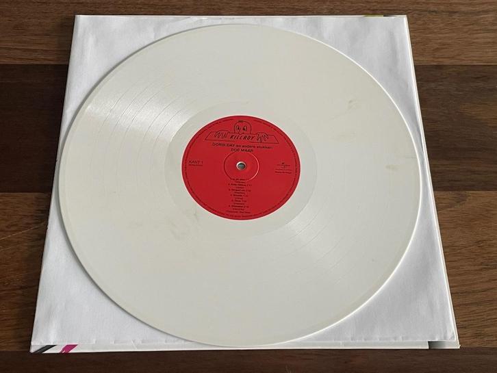 Vinyl LP Doe Maar Doris Day En Andere WIT Vinyl, Cd's en Dvd's, Vinyl | Nederlandstalig, Gebruikt, Pop, 12 inch, Ophalen of Verzenden