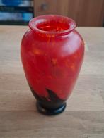 Pukeberg Art Deco vaasje prins glas ca. 15 cm, Ophalen of Verzenden