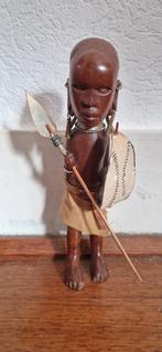 2 vintage Afrikaanse beeldjes, Ophalen of Verzenden