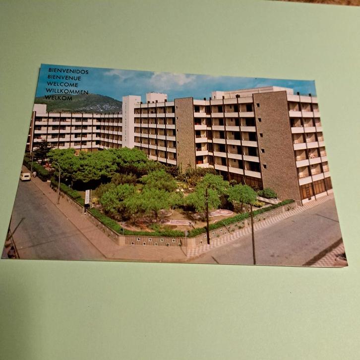 Oude ansichtkaart Hotel Montemar, Spanje, Verzamelen, Ansichtkaarten | Buitenland, Ongelopen, Spanje, 1980 tot heden, Ophalen of Verzenden