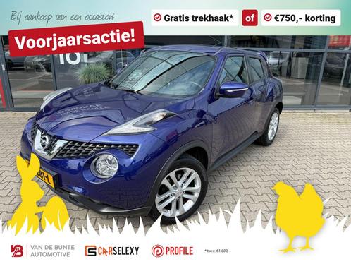 Nissan Juke 1.2 DIG-T S/S N-Connecta *Trekhaak & Keyless*, Auto's, Nissan, Bedrijf, Te koop, Juke, ABS, Achteruitrijcamera, Airbags