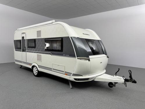 Hobby De Luxe 495 UL Enkele bedden Rolbed Mover Luifel, Caravans en Kamperen, Caravans, Bedrijf, Rondzit, Hobby, 2 aparte bedden